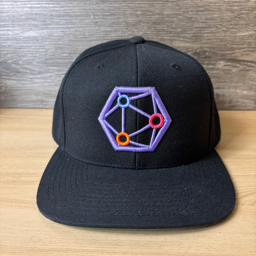XYO Network Hat Cap Snap Back Black Outdoors Adjustable